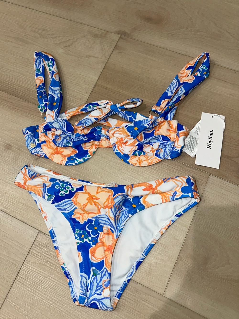 NWT! Rhythm 2-Piece Bikini Set Paradise Floral- Size S